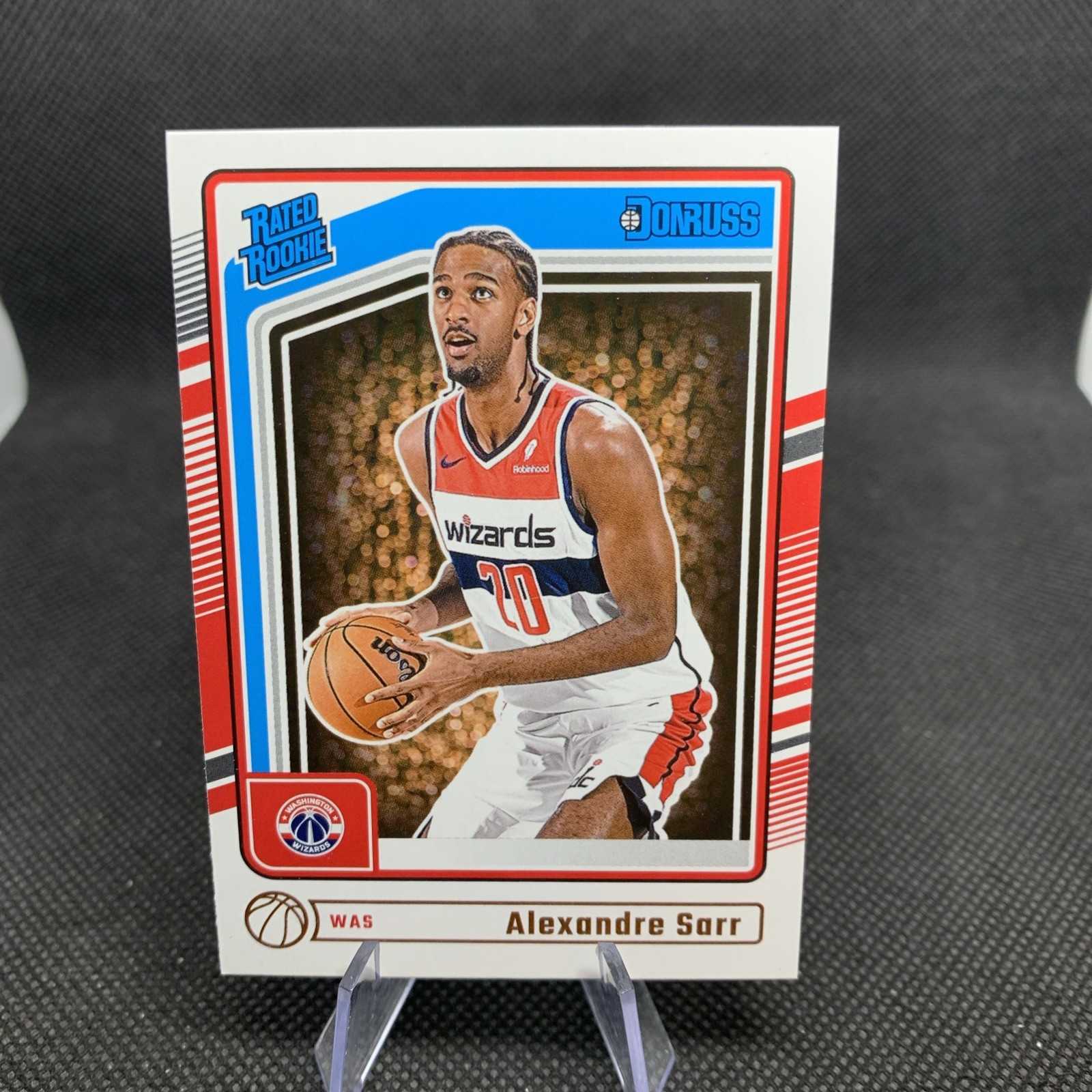 2024-25 Donruss Basketball ALEXANDRE SARR #215 Rated Rookie - Washington Wizards