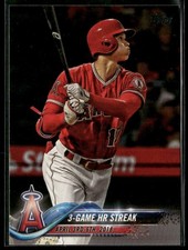 2018 Topps Update Shohei Ohtani RC Checklist #US189 Angels Rookie