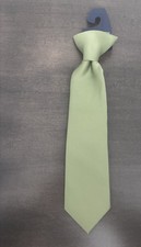 Umo Lorenzo Clip Tie Green NWT Boys Youth