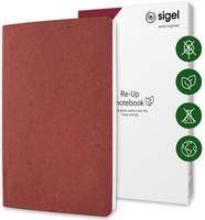 Sigel Notizbuch Re-Up Din A5 Kariert Rot 50 Blatt