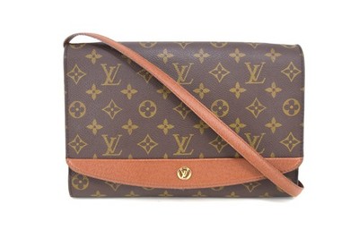 Echte Louis Vuitton Bordeaux Schultertasche Monogramm Canvas M51797 LV 52995
