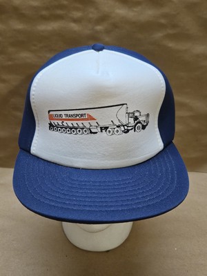 Vintage Liquid Transport Trucker Hat Snap Back Sportcap