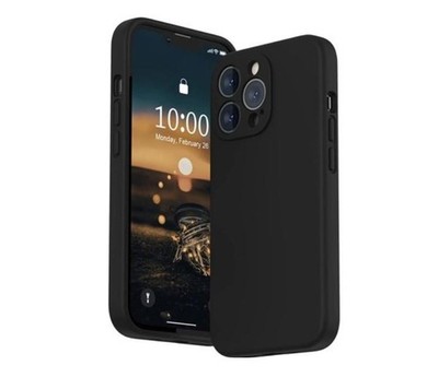 Für Apple iPhone 13 Pro Max Soft TPU Silikon Slim Schwarz Hülle