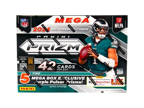 2024 PANINI PRIZM FOOTBALL HOBBY MEGA BOX