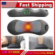 3 In 1 Electric Lumbar Support Pillow Smooth Spine Triple Fusion Back Massager