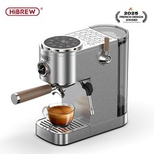HiBREW Dual Boiler Espresso Machine PID Temperature Control Dual Heating Element