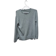 Ella Moss Women s Small Green Knit Crewneck Sweater NWT Minimalist