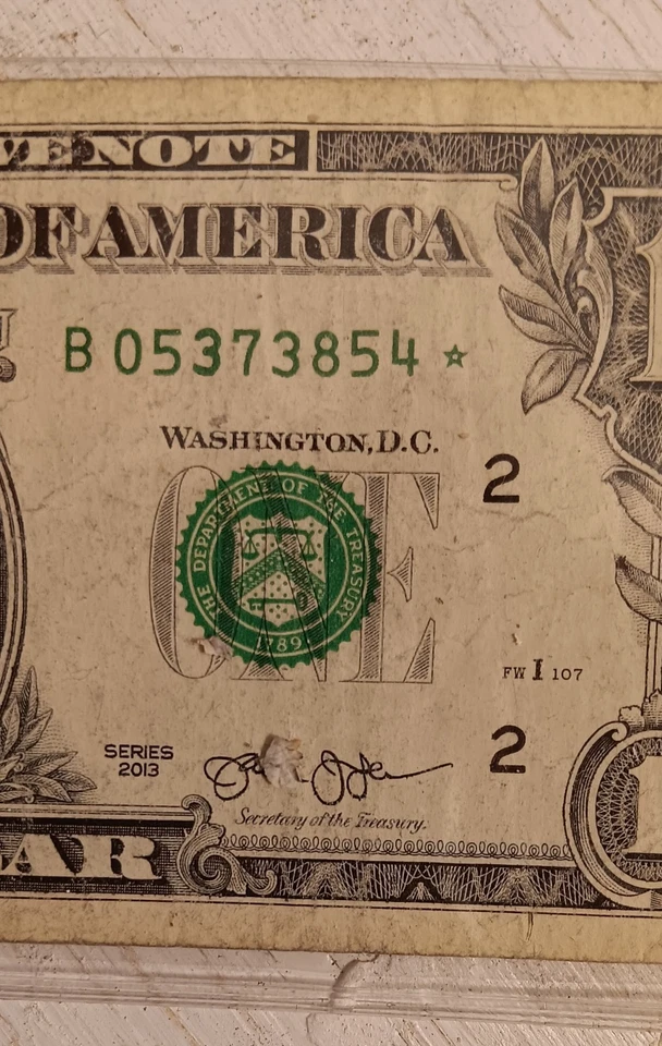 (4)2013 B Star Note 1$ Duplicate - Image 4 of 4