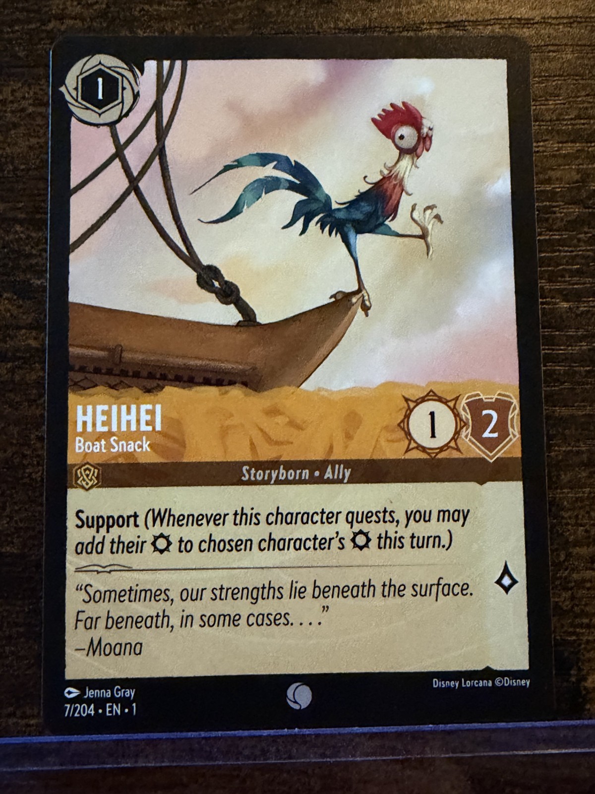 Disney Lorcana - The First Chapter - Heihei - Boat Snack 7/204