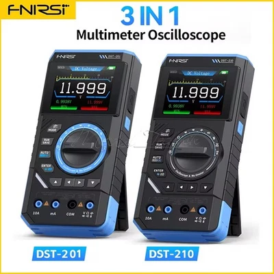FNIRSI DST-210 DST-201 3 in1 Digital Oscilloscope Multimeter Signal Generator