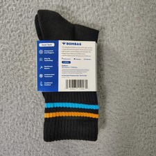 BOMBAS SOCKS CALF SOCKS COMFORT HONEYCOMB ARC SUP - SIZE: - BLACK MULTICOLOR