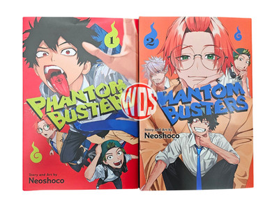 Phantom Busters Manga English Version Vol 1–2 Series Set Comic by