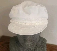 VINTAGE NWT AEGEAN COTTON GREEK FISHERMAN CAP 7 1/8