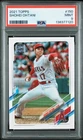 2021 Topps #150 Shohei Ohtani PSA 9 Angels Dodgers MVP