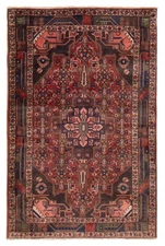 3'8" x 5'6" Traditional Vintage Hand Knotted Oriental Carpet Wool Area Rug