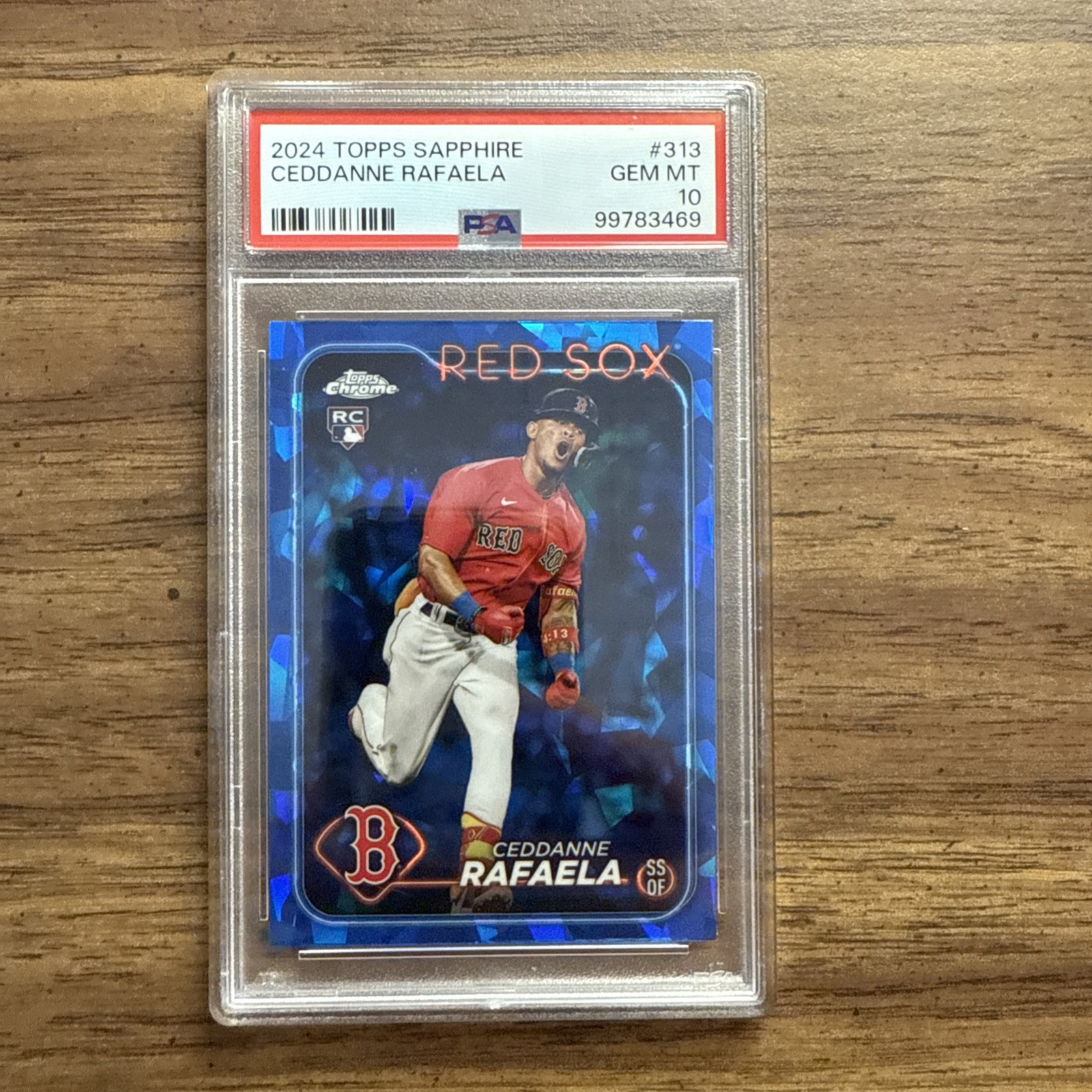 2024 Topps Chrome Sapphire Edition - Ceddanne Rafaela #313 (RC)