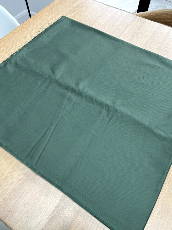 Sevenberry Sage Cotton Twill Fabric - 112cm x 2.4m - Perfect Condition - Image 3 of 4