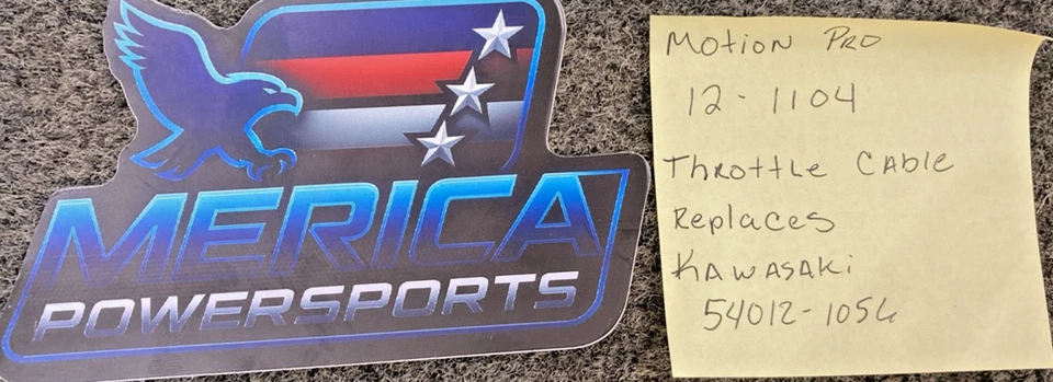 Novo substitui o cabo do acelerador Motion Pro 12-1104, substitui Kawasaki 54012-1056 - Imagem 2 de 4