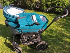 Emmaljunga Kinderwagen Nitro mit Babywanne Sportaufsatz Buggy und Zubehör