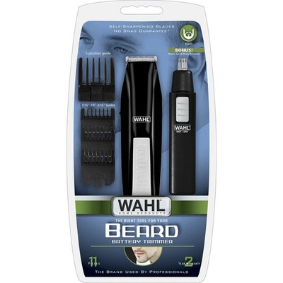Wahl Cordless Beard Trimmer with Ear Nose and Brow Trimmer - Multi Purpose