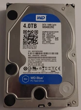 WD Blue WD40EZRZ-00GXCB0 4TB 5400RPM 3.5" SATA Internal PC Hard Drive