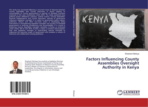Factors Influencing County Assemblies Oversight Authority In Kenya Shadrack Muti-image