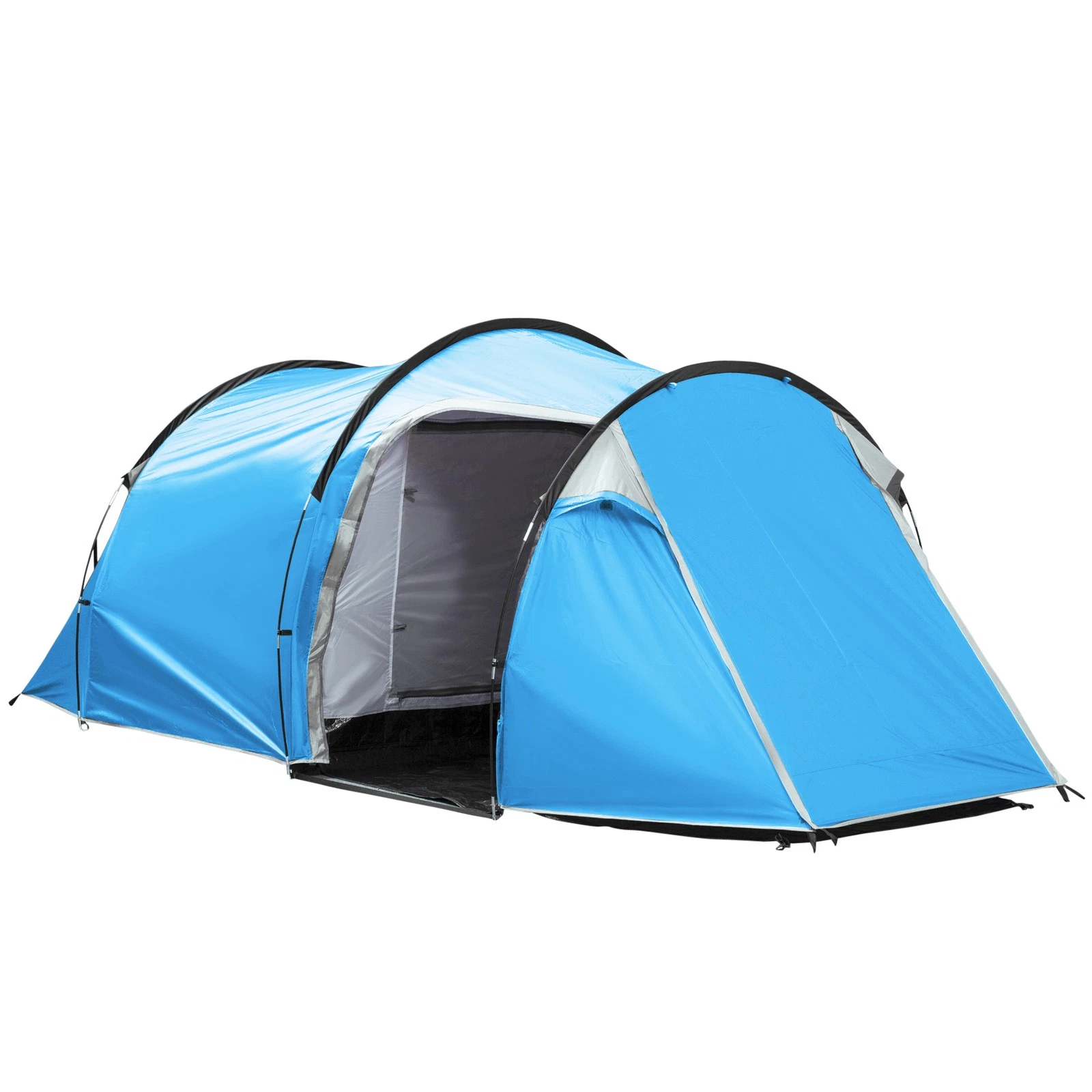 Outsunny 3 Man Camping Tent w/ 2 Rooms Porch Vents Rainfly Weather-Resistant
Opens in a new window o