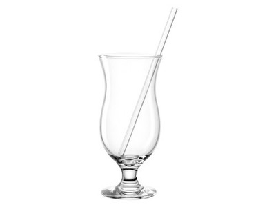 LEONARDO Cocktailgläser und Glastrinkhalme TAVOLINO, 8-teilig - B-Ware neuwertig