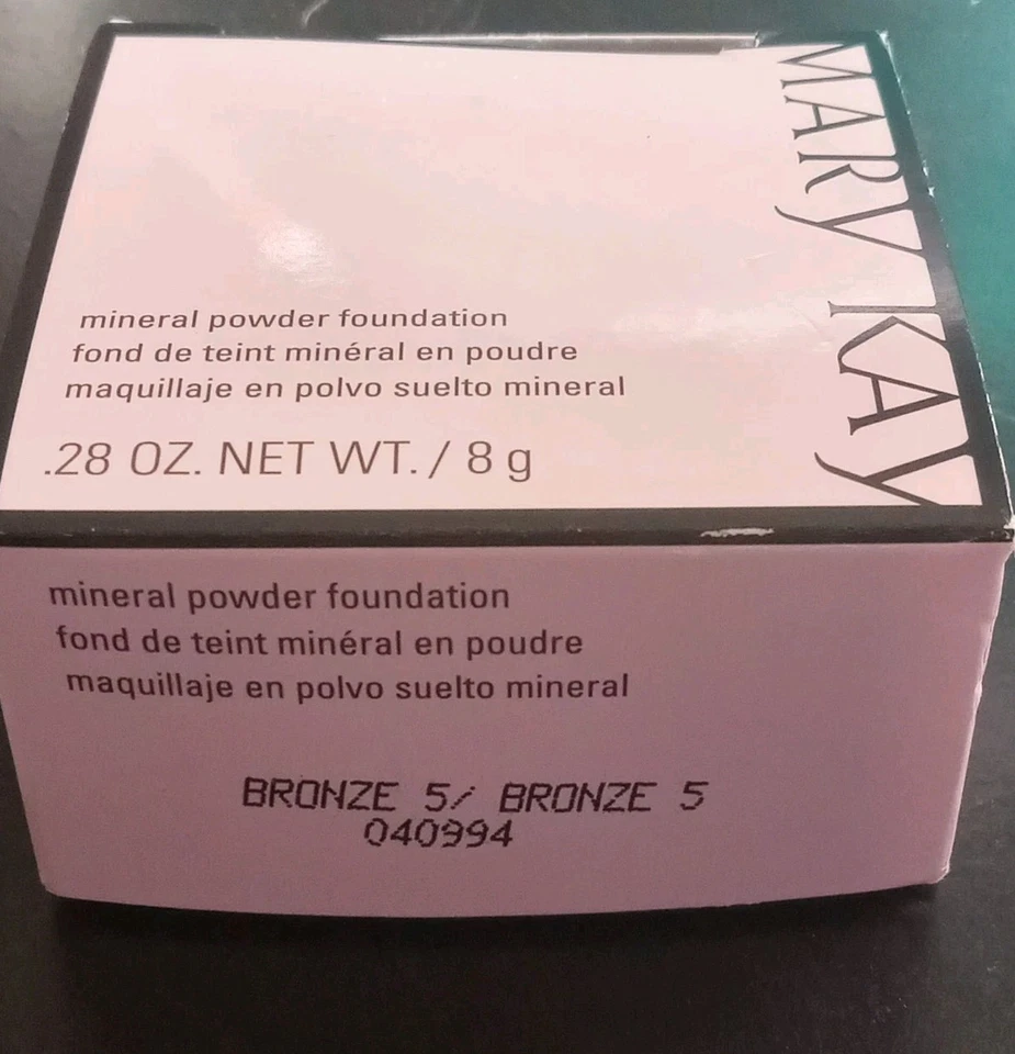 MARY KAY Mineral Powder Foundation BRONZE 5 Discontinued  New Full Size - Image 2 of 3