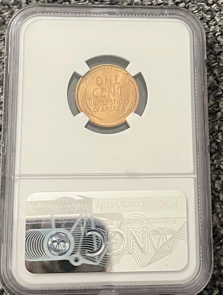 1945-D Lincoln Wheat Penny NGC MS-65 RD - Image 2 of 2
