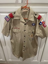 Boy Scouts of America Vintage 90s Uniform Shirt Men s Medium Short Sleeve BSA