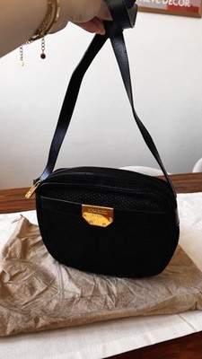 NINA RICCI Vintage Umhängetasche schwarz / Crossbody Bag mit Dustbag