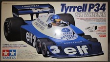 TAMIYA 1/10 RC Tyrrell P34 Six Wheeler F-1 Racing Car Model Kit dal Giappone