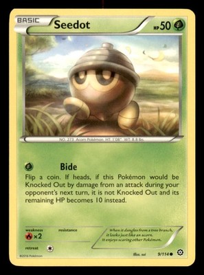 Pokemon Seedot 9/114 XY Steam Siege Englisch