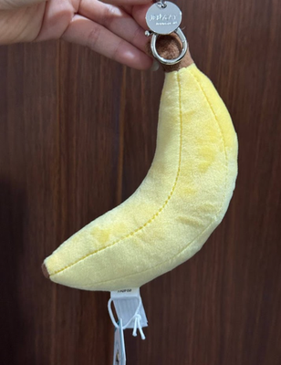 Jellycat Fabulous Banana Plush Keychain Bag Charm Soft Toy Cute