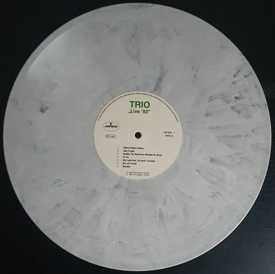 Trio – Live Im Frühjahr 82 (LP), weißes Vinyl, limitiert und nummeriert, neu (M) - Bild 4 von 4