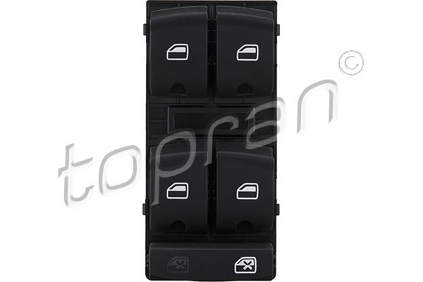 Schalter Fensterheber Topran 114 754 FüR Audi A3 A6 Q7 C6 4F2 8P1 Avant 4F5 4LB-image
