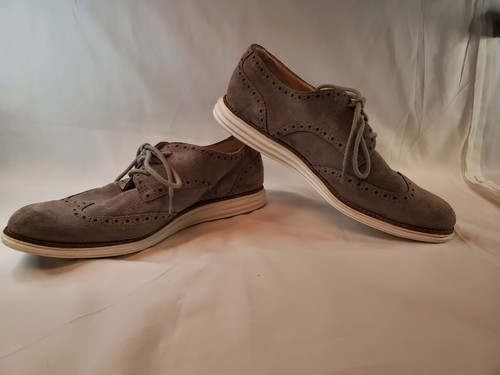 COLE HAAN Women's Lunargrand Gray Casual Wingtip Brogue Oxford 9.5 B - 第 1/11 張圖片