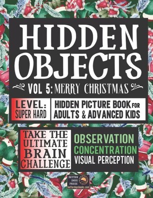 Hidden Objects Super Hard Hidden Picture Book for Adults: Where'