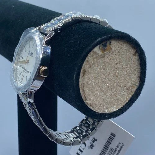 Women's Coach 32mm WR30M Designer Quartz Stainless Steel Watch NWT 145g - Image 4 of 4