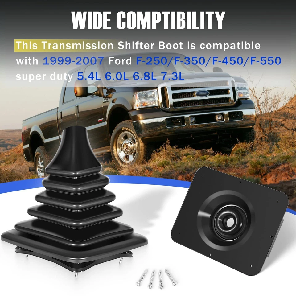 Bota de cambio F81Z7277BB para Ford F-250 F-350 F-450 F-550 Super Duty 1999-07 ZF 6 Foto 3 de 4
