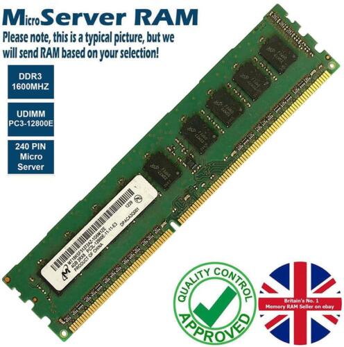 8GB 16GB MEMORY RAM SERVER PC3 12800E DDR3 1600MHz 240P 1.35V ECC UNBUFFERED Lot - Picture 3 of 8