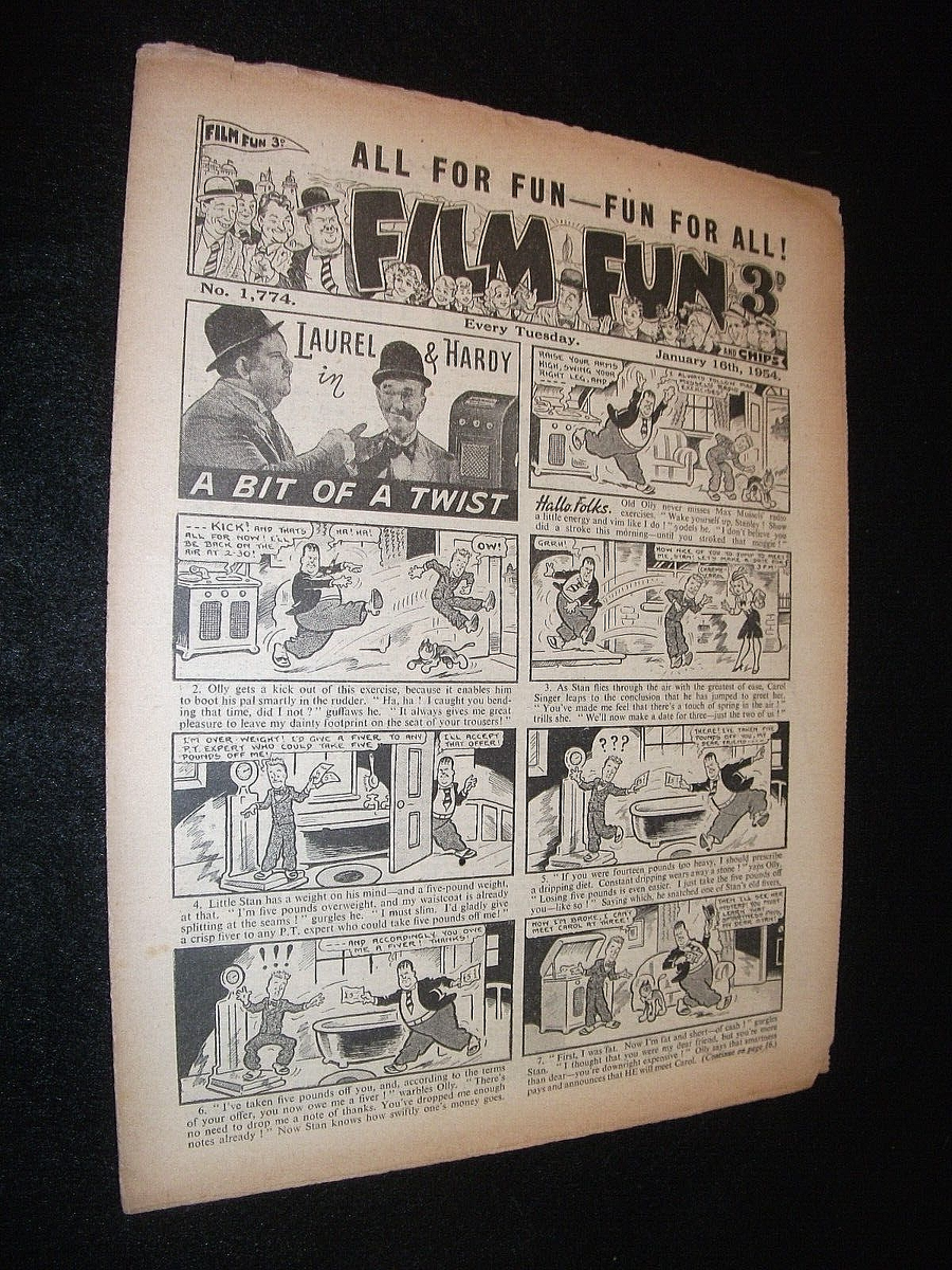 FILM FUN COMIC JANUARY UK