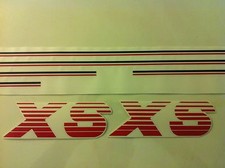 Kit complet stickers autocollants Peugeot 205 XS noir rouge - black red