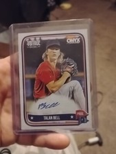 2024 Onyx Vintage Baseball - Talan Bell - On Card Prospect Auto
