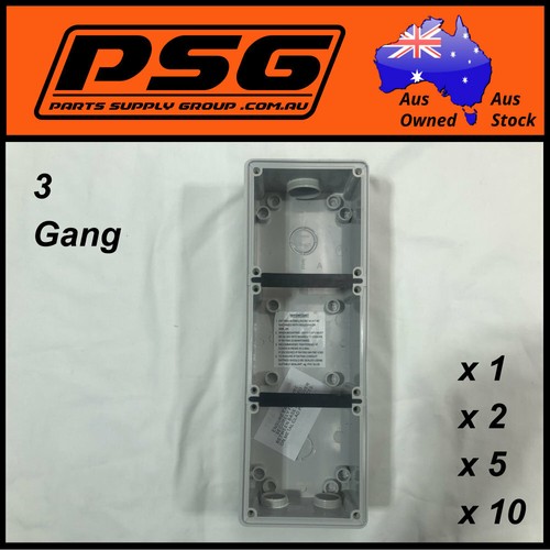 Weatherproof Box 3 Module Three Module 3 Gang Mounting Weatherproof Enclosure Base Box 56 Series ...