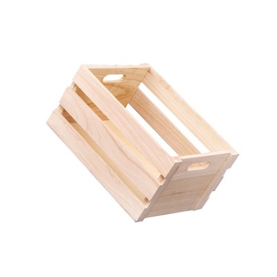 Desktop Crate Wine Crates Unfinished Wood Boxes Vintage Crates Wooden Basket