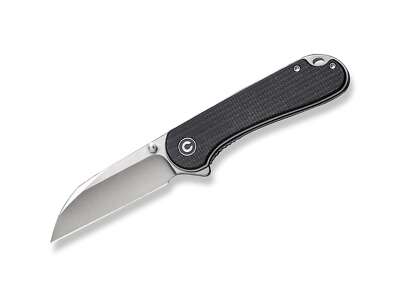 CIVIVI Elementum Micarta Black Taschenmesser Nitro-V Liner Lock Schwarz C18062AF