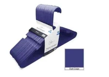 Mainstays Clothing Hangers, 18 Pack, Purple, Durable Plastic FREE SHIPPING.