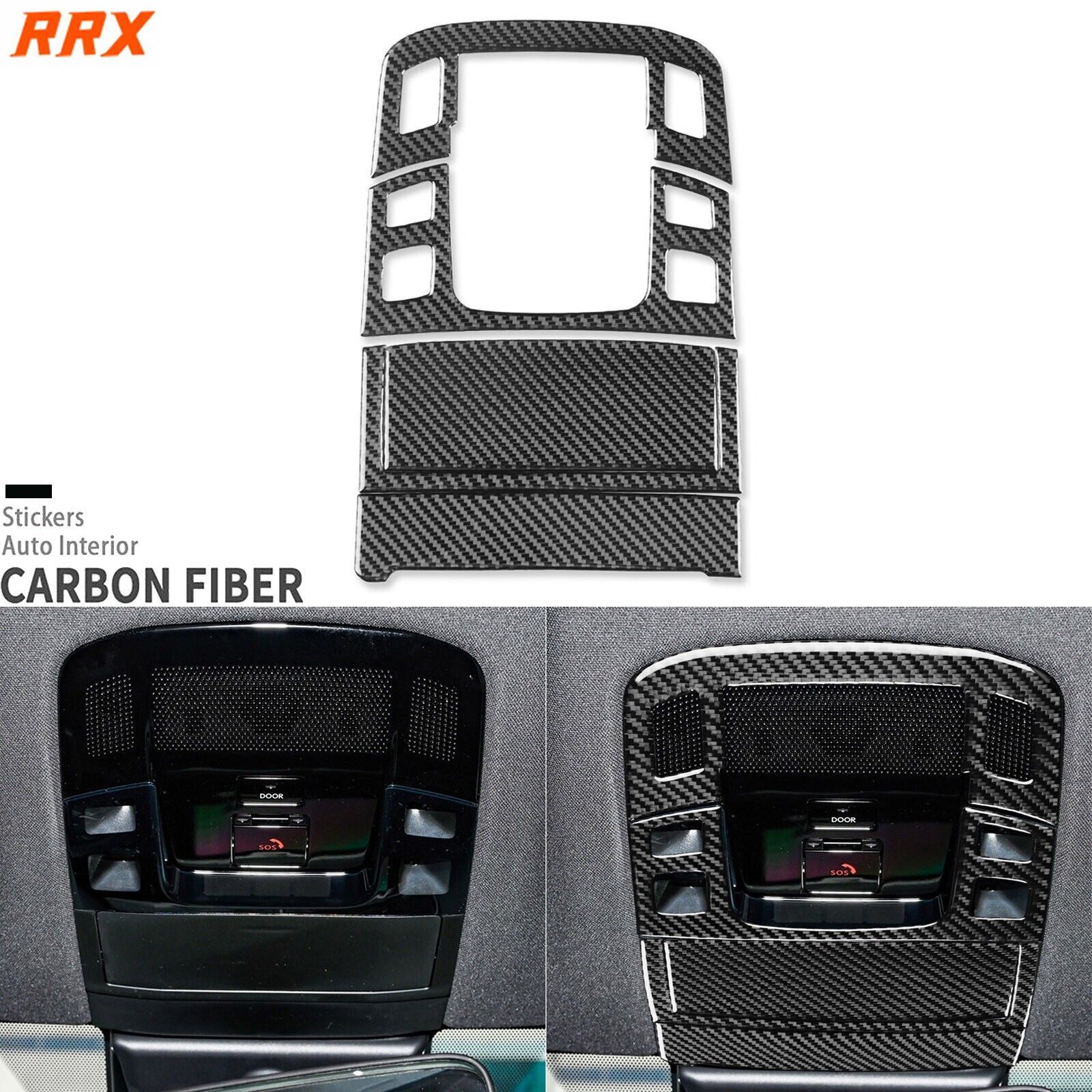 5Pcs Real Carbon Fiber Reading Light Panel Cover For Lexus NX 250 350 450h 22-25